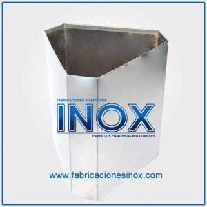 Tacho Hexagonal I en acero inoxidable - (Sin tapa)