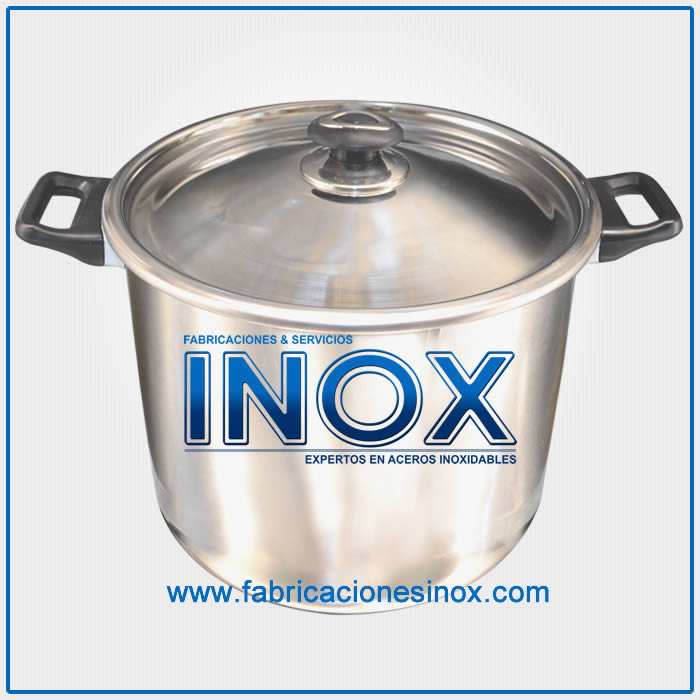 Olla de 50L en acero inoxidable – Fabricaciones Inox