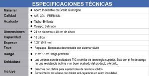 Fichas Tecnicas Inox