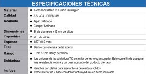 Fichas Tecnicas Inox T7A