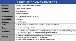 Fichas Tecnicas Inox T9A