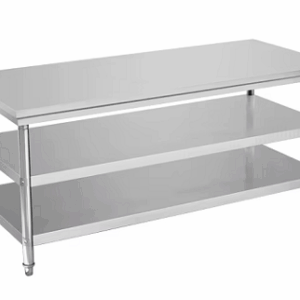 MESA DE 3 NIVELES EN ACERO INOXIDABLE